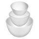 thumbnail image 1 of 3 PCS Silicona máscara facial Mezcla tazones de revocación de tazones Cosméticos Spa Herramientas de belleza para el hogar, 1 of 5