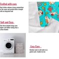 thumbnail image 5 of Couverture à Motif Cartoon pour Enfants, Phoque Pingouin Ours Flocon de Neige Empreintes, 5 of 5