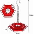 thumbnail image 4 of Hummingbird Feeders for Outdoors, Hummingbird Feeder and Built-in Ant Moat, 30 Feeder Ports, Hummingbird Feeders for Outdoors Hanging Ant and Bee Proof, 4 of 6