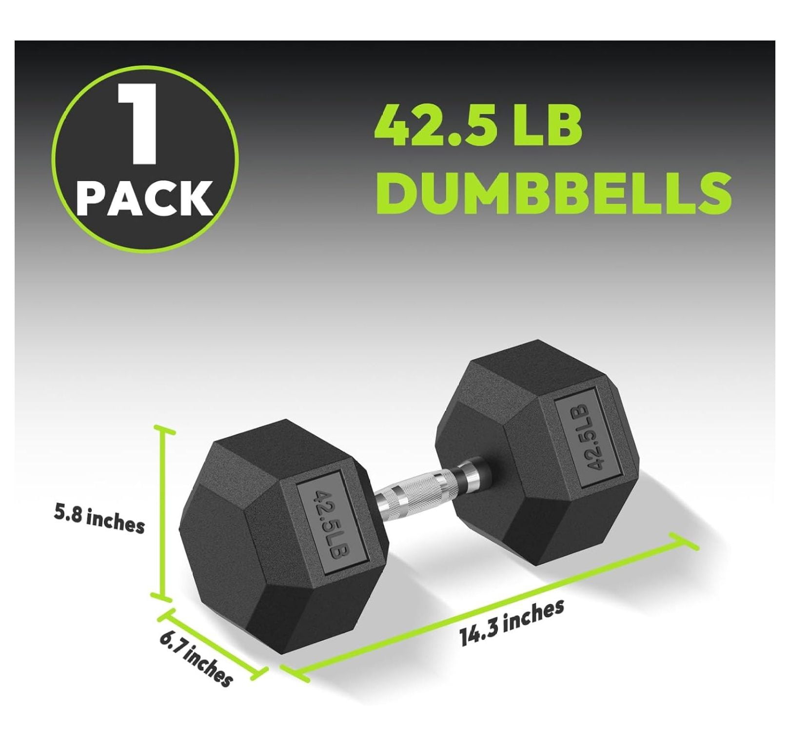 Hex Dumbbell Set 2.5-65 lb, Rubber Encased Hex Dumbbells for Home Gym, Weights Dumbbells Set of 2 Hand Weights for Strength Training & Fitness Exercise