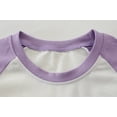 thumbnail image 5 of Little Hand Toddler Girl Pajamas Set Dinosaur purple Summer Kids Sleepwear 5T, 5 of 7