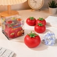 thumbnail image 6 of Tomato Pinch Squishy Toy, Red Tomato Stress Ball with Green Stem, Crunchy Sound Fidget Toy, Stress Relief Sensory Toy for Kids Adults, Kitchen Desk Decor Gift, 6 of 9