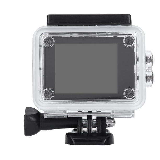 Cámara de Acción Deportiva Mini Cámara HD 1080P Ecomeon Pantalla LCD 2 Pulgadas Impermeable 30m Lente Gran Angular 140 °