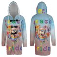 thumbnail image 3 of Peace Love Pride Golden Retriever with Rainbow Sunglasses LGBT LGBTQ+ All Over Print 3D Hooded Duffle Toggle Coat Goldens Dog Lover Gifts Idea - 01004, 3 of 6