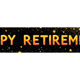 thumbnail image 4 of Black Background Banner with Golden Star Elements for Happy Retirement Party Retirement Decorations Photography Props Backdrop Party Supplies, 4 of 7