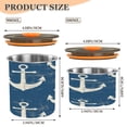 thumbnail image 3 of BZSMCE Food Storage Container 304 F Stainless Steel Containers Anchored Repetition Printing, 3 of 8