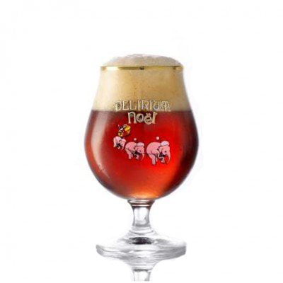 Delirium Tremens Belgian Strong Pale Ale Beer Snifter Glass Collectible 