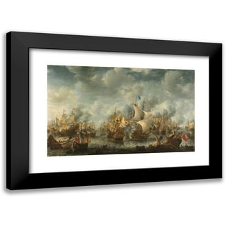 Reeves, Tom 32x18 Gold Ornate Wood Framed with Double Matting