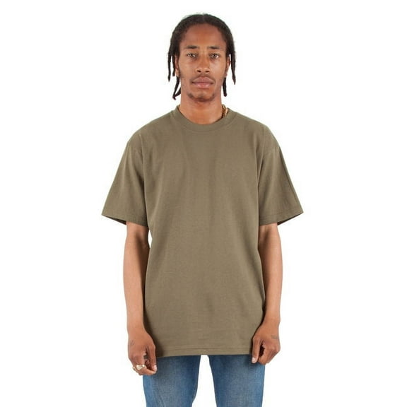Shaka Wear Adult 7.5 oz., Max Heavyweight T-Shirt M OLIVE