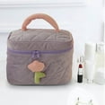 thumbnail image 4 of VALSEEL Makeup Bag Hand In Hand with Cosmetic Bags To Carry Toiletries Storage Box Large Capacity Cosmetic Storage Bag, 4 of 5