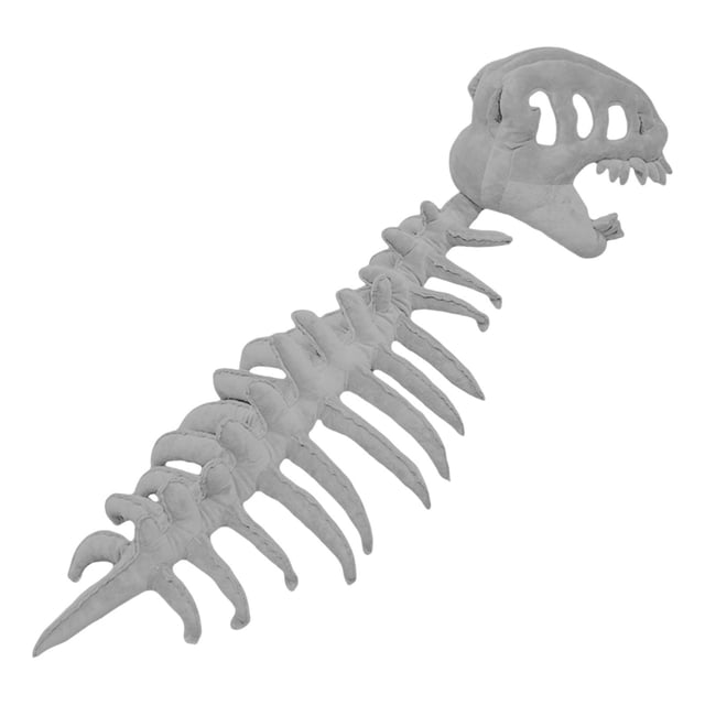 Disfraz de esqueleto de dinosaurio para Halloween, accesorios de cosplay, fiestas y carnavales. Gris 100 cm