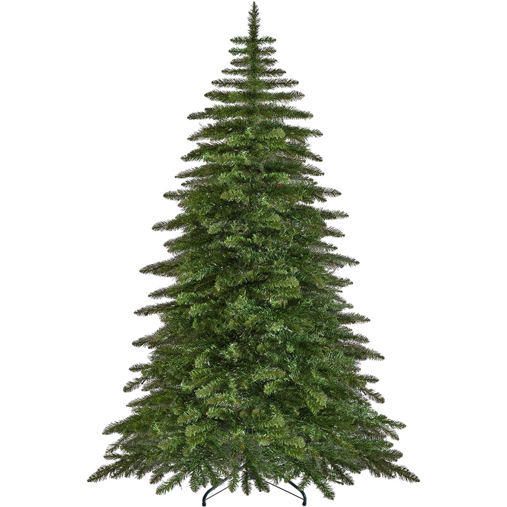 Alden Design 6ft Pre-lit Artificial Christmas Tree with Stand, Green
