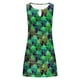 thumbnail image 4 of ICHUANYI Clearance Women's Fashion Sexy Vintage Round Neck Sleeveless Printed Round Dresses(Green, S) ICHUANYI WER2023081111272, 4 of 5