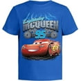 thumbnail image 3 of Cars Lightning McQueen Pixar Graphic T-Shirts (3 Pack) Outfits Toddlers to Kids, 3 of 7