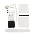 thumbnail image 4 of Kit para hacer bolsos de hombro de piel sintética, elegantes, para dama, con costura a mano, todos los materiales. Blanco negro, 4 of 9