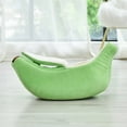 thumbnail image 5 of Cute Banana Pet Bed Warm Soft Sofa for Sleeping Playing Resting Small Dogs Cats and Rabbits, 5 of 8