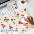 thumbnail image 4 of Long Mouse Pads for Desk,Pioneer Flower Floral Print Pattern Desk Mats on Top Of Desks, Desk Mouse Pad Extra Large with 3mm Non-Slip Base and Stitched Edge for Gaming,Office,Work,Home 35.4"x15.7", 4 of 6