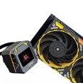 thumbnail image 4 of YESTON Yeston Zeus XT Liquid Cooling System with 2.4" True Color LCD, 360mm Radiator, White, PWM Fans, and Multi-Platform Compatibility, 4 of 6