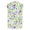 thumbnail image 4 of Juslio Tank Tops for Women Crew Neck Casual Tank Tops,Breathable Summer Print Tank Top, 4 of 5