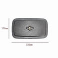 thumbnail image 2 of Tractor Truck Rear View Mirror Exterior Mirror Truck Side Mirror Universal Mirror for Truck Digger Tractor Motorhome 23.5 x 13.5 cm Black, 2 of 5