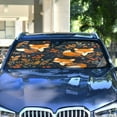 thumbnail image 4 of Qxltty Cute Fox Pattern Car Windshield Sunshades Foldable UV Rays Sun Visor Protector Keep Your Vehicle Cool 55×27.6in, 4 of 8