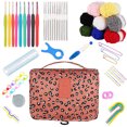 thumbnail image 1 of Juego Hilos Ganchillo Kit Ganchos Con Estuche Colorido para Amantes Del Crochet, 1 of 9