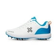 thumbnail image 2 of Payntr XPF-19 Batting Spike (White & Blue) Cricket Shoes, 2 of 5
