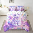 thumbnail image 2 of Erosebridal Tribal Animal Bedding Full Size, Pet Cat Kitten Bedding Sets Full Size, Fairy Tale Reversible Bed Set, Super Cozy Bedroom Decor, 7-Piece, 2 of 6