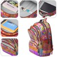 thumbnail image 4 of Pioneer Flower Backpack for School,Cute School Bag,Schoolbag with Adjustable Shoulder Straps & Padded Back,16.9 Inch, 4 of 5
