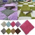 thumbnail image 2 of PEIBang Interlocking Carpet Shaggy Soft Foam Mats,Fluffy Area Rugs Protective Floor Tiles Game Mat for Family Living Room Bedroom, 2 of 2