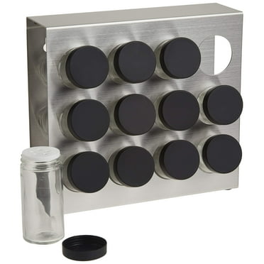 Prodyne M-912 Stainless Steel Spice Rack, 12-Bottle