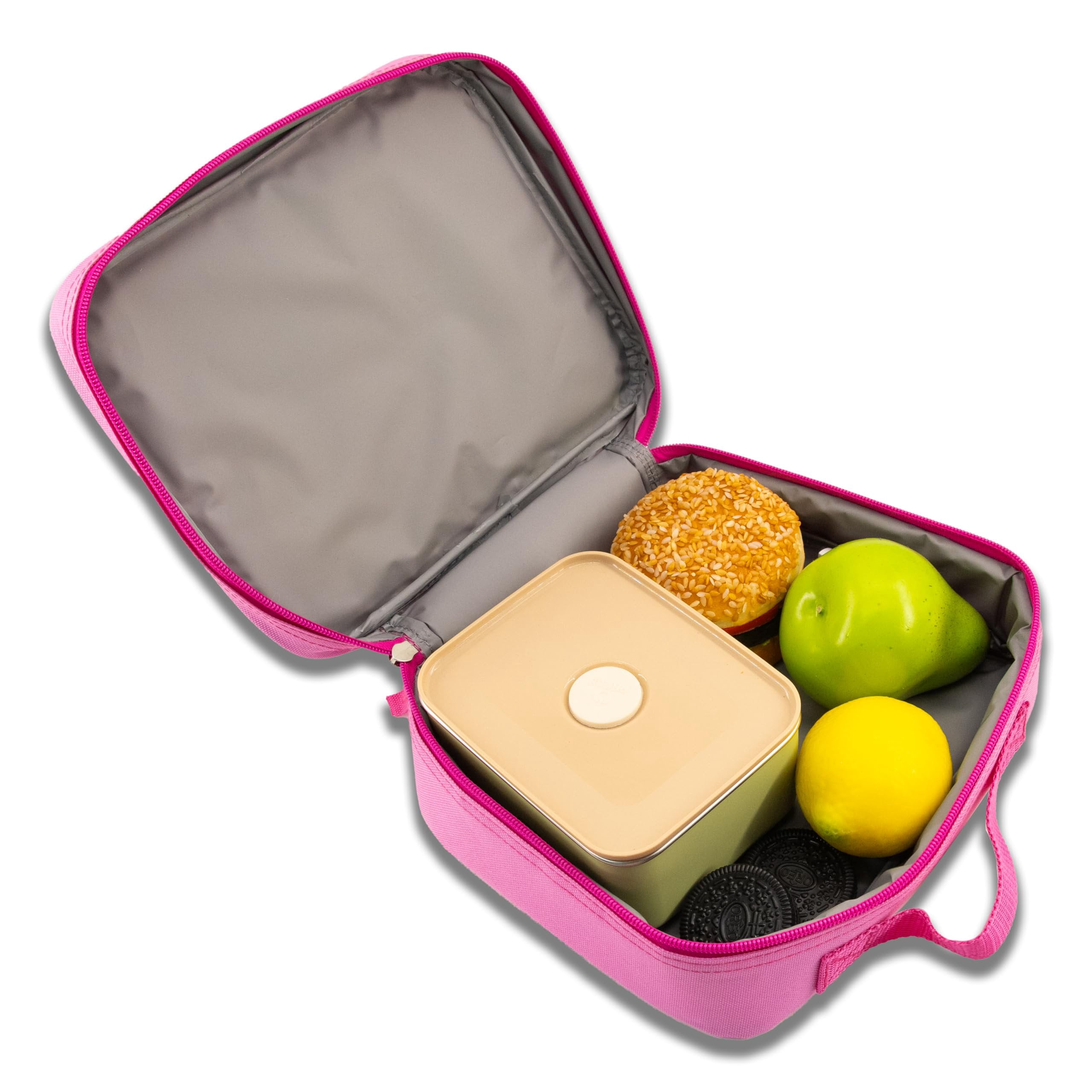 Disney Princess Lunch Box for Kids  Insulated Lunch Bag Lunch Box for Girls, Boys, Unisex, Toddlers Disney Princess Pink Reusable Lunchbox