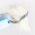 thumbnail image 4 of Liquidation & Promo, Grooming Comb, De-shedding Brush, Stainless Steel Bristles + Ergonomic Handle, Half-curved Design, For Dogs Cats, Professional Home Use, Durable Travel Friendly Akmoler, 4 of 6