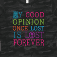 thumbnail image 4 of Inktastic Jane Austen Good Opinion Quote Gift Women's T-Shirt, 4 of 5