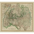 thumbnail image 2 of Cary 16x15 White Modern Wood Framed Museum Art Print Titled - Swabia Region Germany - Cary 1799, 2 of 4