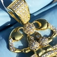 thumbnail image 6 of 14K Gold Plated over Solid 925 Sterling Silver Scorpion Alacran Iced CZ Hip Hop Pendant, 6 of 8