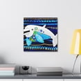 thumbnail image 6 of "Whale Dance in Moonlight" - Canvas, 6 of 25