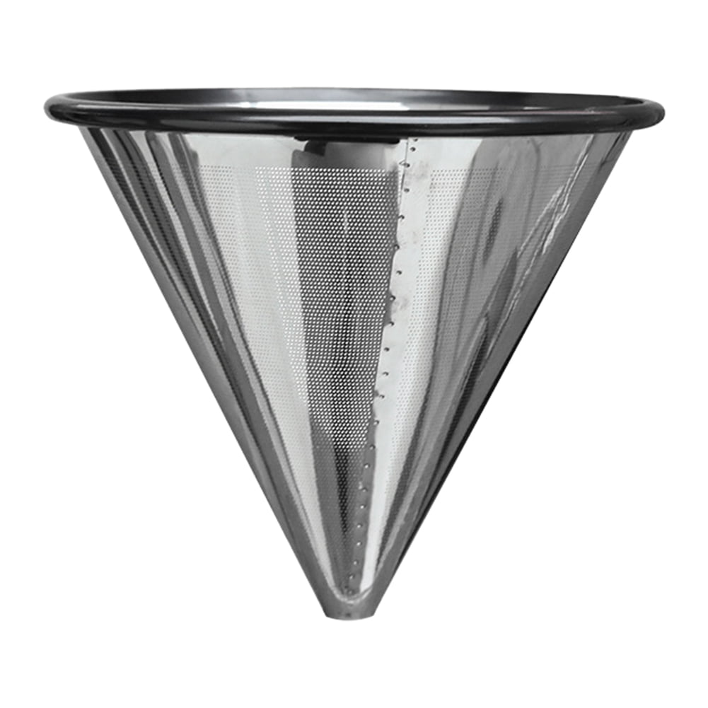 Details about   Stainless Steel Pour Over Cone Dripper Coffee Filters Strainer Holder Silver 