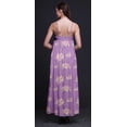 thumbnail image 2 of Bimba Robe Longue Décontractée en Rayonne Florale pour Femmes Bretelles Spaghetti Maxi Robe d'Été-grande, 2 of 4