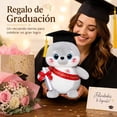 thumbnail image 3 of Peluche de Foca de Graduación de 10 Pulgadas con Birrete, Banda y Diploma, Foca de Peluche Suave con Accesorios de Graduado, Regalo de Graduación, Cumpleaños, Navidad y Celebraciones Escolares, 3 of 5