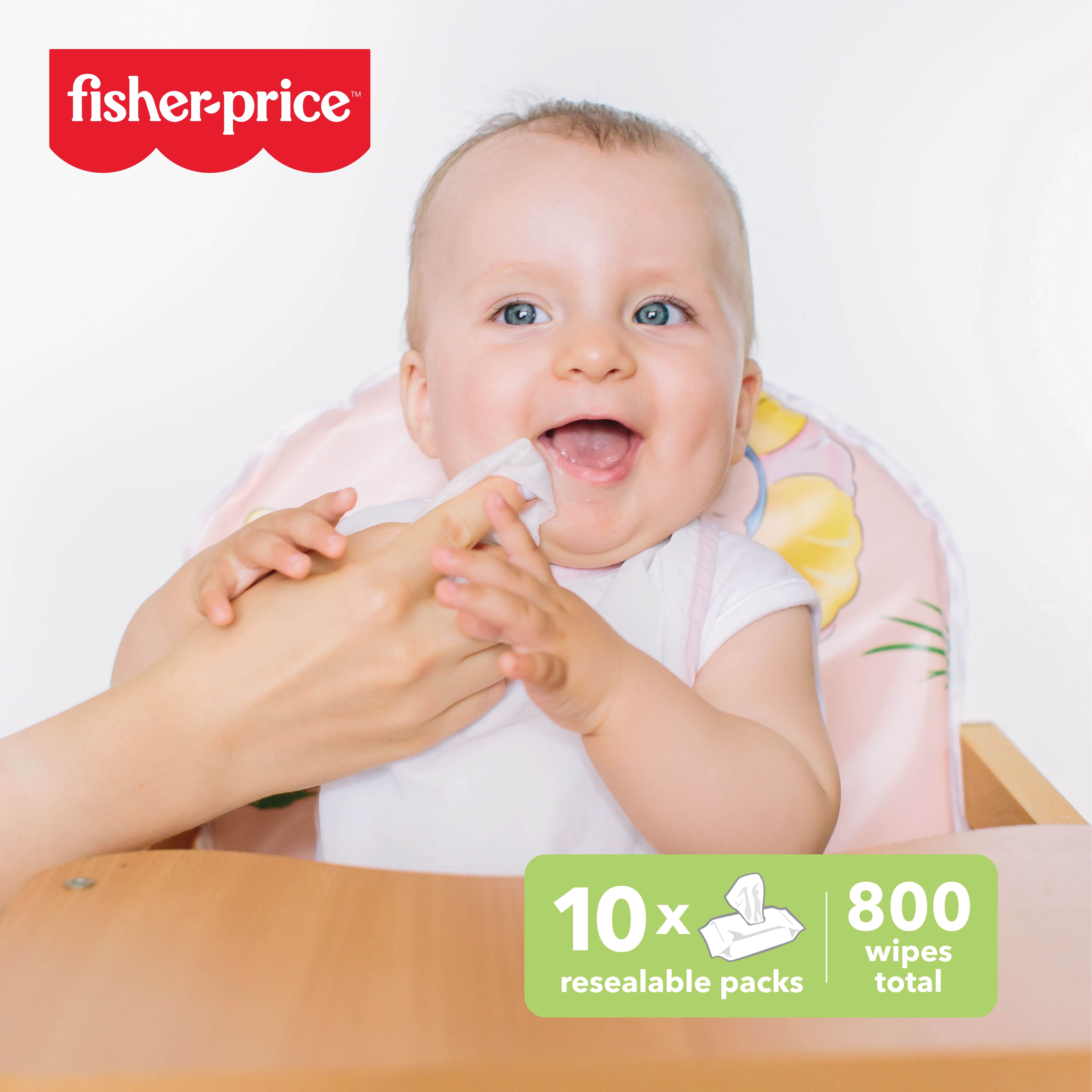 Fisher-Price Cucumber Wipes 800 ct