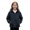 Black, variant on Krdevn Kids Reversible Hooded Windbreaker Jacket, Double Sided Wear Full Zip Lightweight Outdoor Windproof Casual Outerwear for Boys Girls,Pink