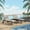 Khaki, variant on IdealHouse Outdoor Chaise Lounge Chairs with Wheels & Side Table Set of 3, 5-Position Adjustable Backrest Poolside Patio Loungers, Blue