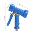 thumbnail image 1 of Copper Spray Head, High Pressure, Automatic Water Closure, Commercial Kitchen Floor Cleaning, Thread, Reliable Performance, 1 of 8