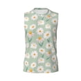 thumbnail image 6 of Picia Daisies Flowers mens Cotton Tank Undershirts , Moisture-wicking Ribbed Tanks, Lightweight Cotton Tank Undershirts-Medium, 6 of 8