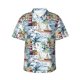 thumbnail image 1 of Fotbe Watercolor Sailboat Camisa Hawaiana para Hombre Unisex – Camisa Casual de Verano con Botones de Manga Corta de Algodón y Lino,Medium, 1 of 7