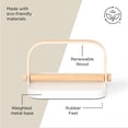 thumbnail image 5 of Bellwood Napkin Holder With Weight And Carrying Handle  White/natural, 5 of 7