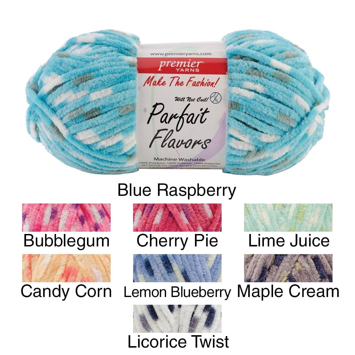 Premier Yarn 3 Pack Parfait Flavors Yarn Candy Corn