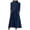 Navy, variant on GigrtiJin Womens Long Sleeve Turtleneck Dresses Fall Winter Loose Pleated Solid Color Plus Size Midi Dress with Pockets