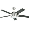 thumbnail image 6 of DWVO 52in Modern Ceiling Fan with Light, Quiet Reversible Motor, Dimmable LED 3-Color, 6-Speed 5 Blades Memory Function for Bedroom Living Room Patio Indoor Outdoor,black, 6 of 8